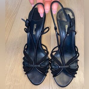 Diane Von Furstenberg Elegant Black Heels Size 7